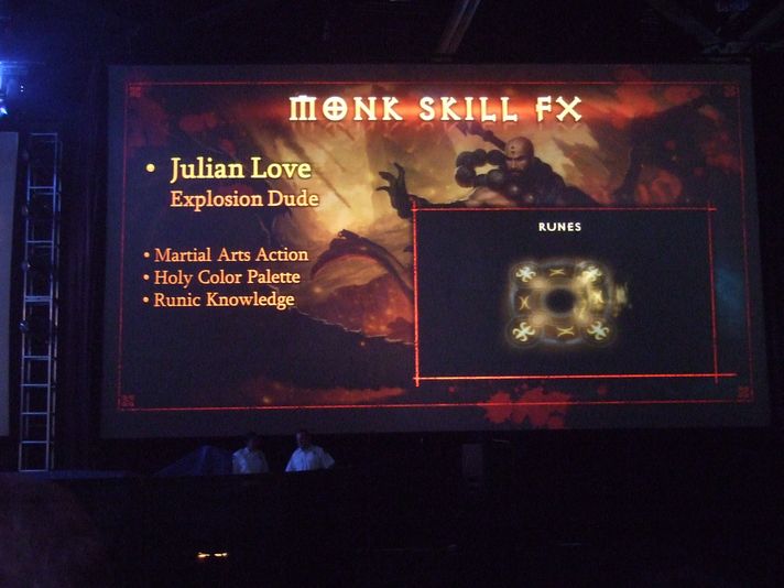 BlizzCon 2009 : Photo de la conférence sur les héros et monstres réalisée par Gen-X.
