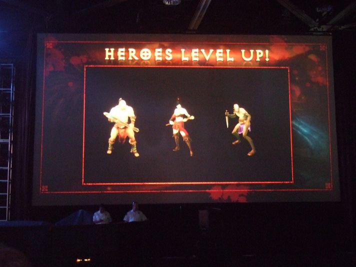 BlizzCon 2009 : Photo de la conférence sur les héros et monstres réalisée par Gen-X.