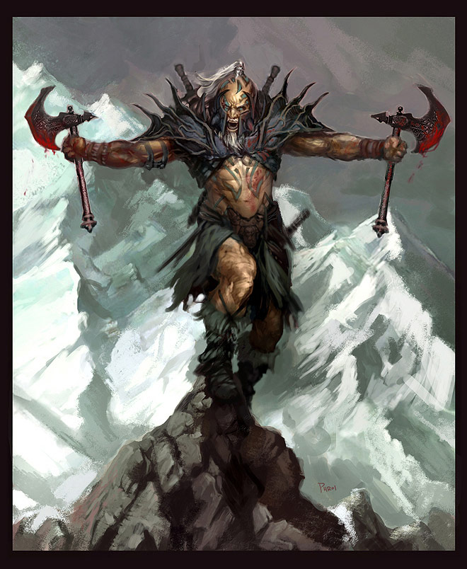 Illustration de Diablo III réalisée par Phroilan Gardner.