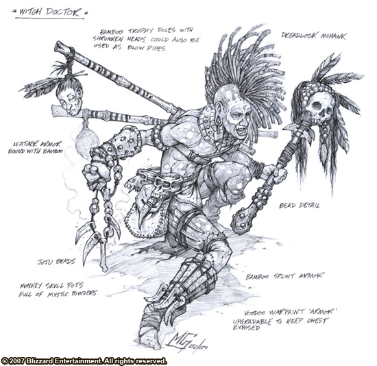 Illustration tirée du développement de Diablo III.