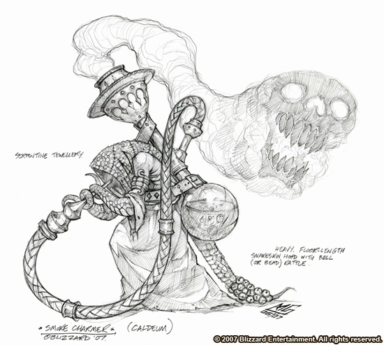 Illustration tirée du développement de Diablo III.