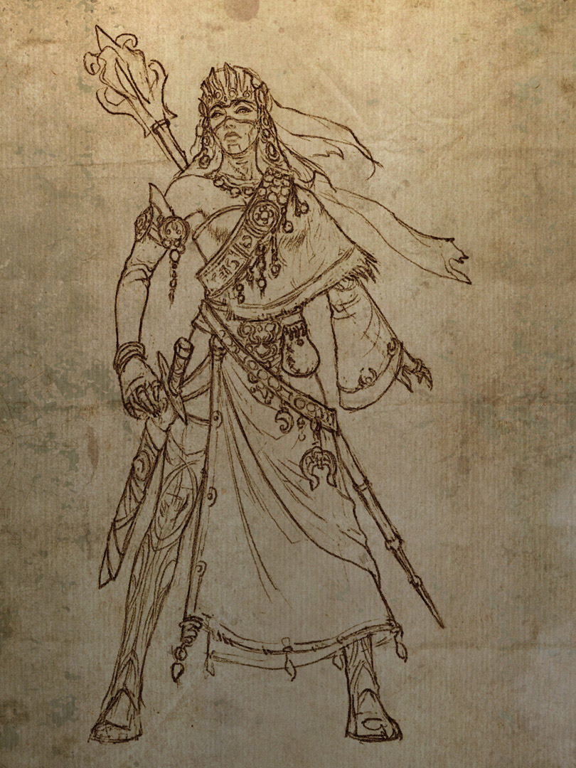 Artwork de Diablo III (octobre 2008).