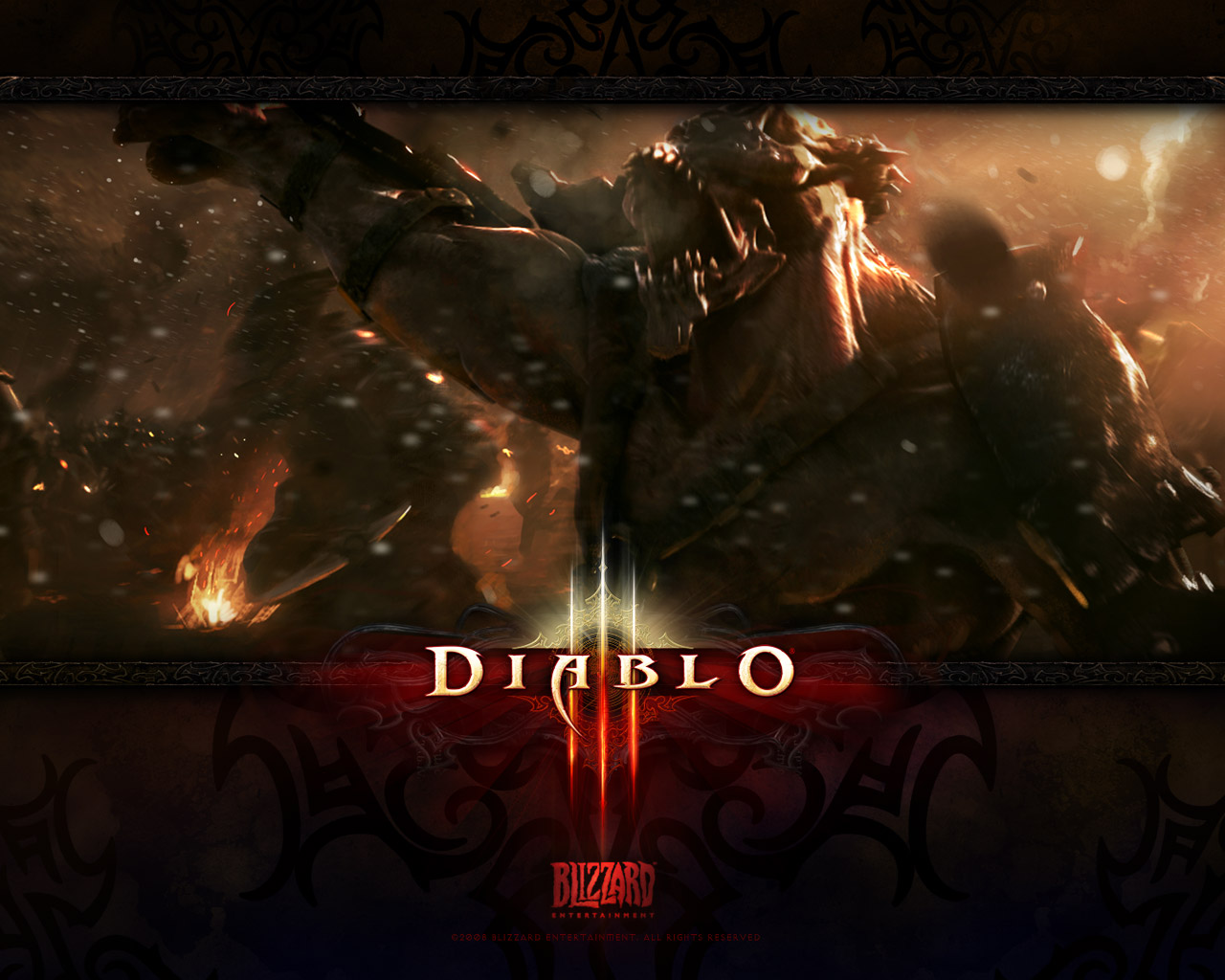 Fond d'écran Diablo 3.