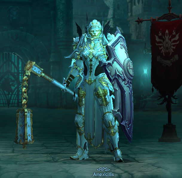 Screenshot d'une transmogrification Diablo III réalisée par Clément.
