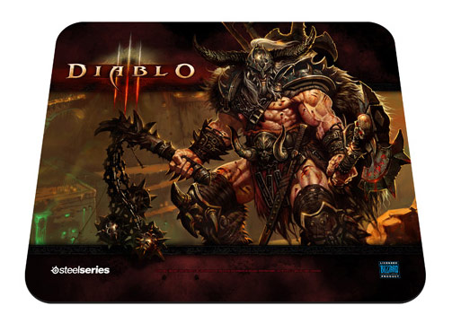 Tapis de souris Steelseries dédié à Diablo III.