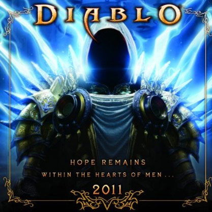 Calendrier Diablo III 2011 édité par Sellers Publishing.