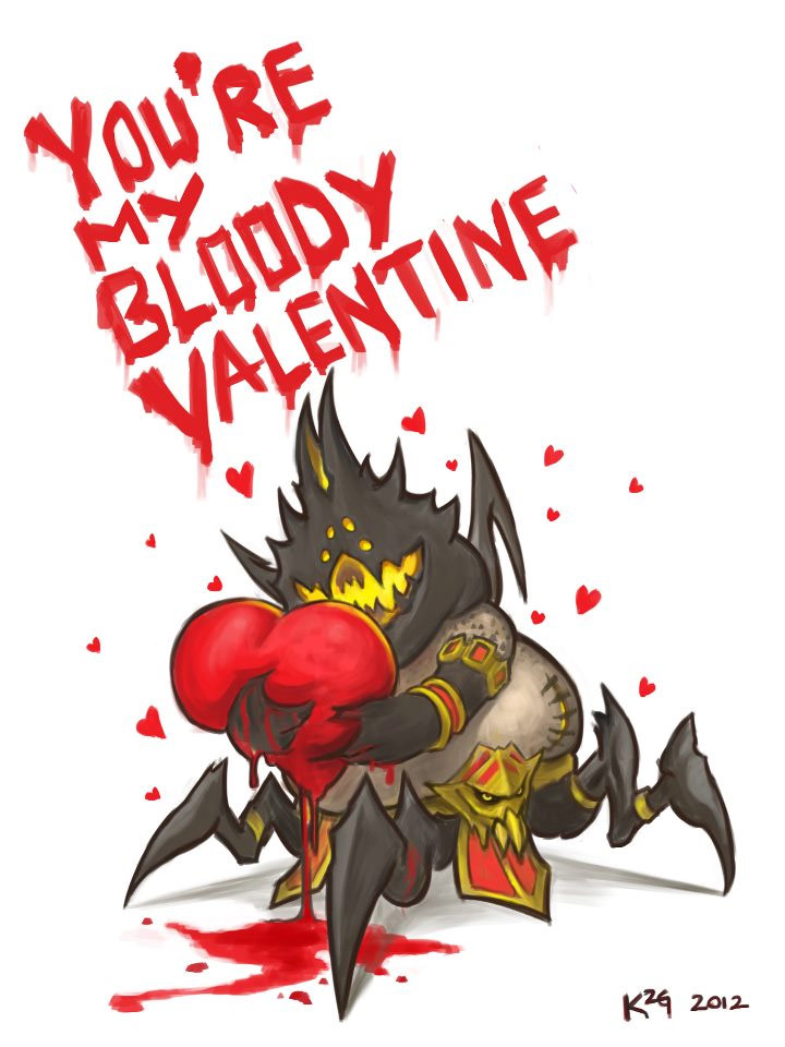 Image réalisée par Blizzard à l'occasion de la Saint Valentin 2012.