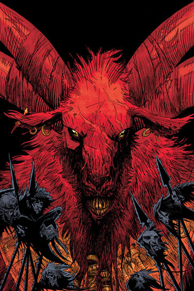Illustration de couverture du 4ème numéro du Comic Diablo.