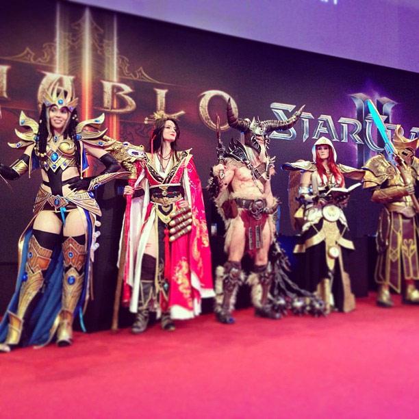 Concours de cosplay à la Gamescom 2013.