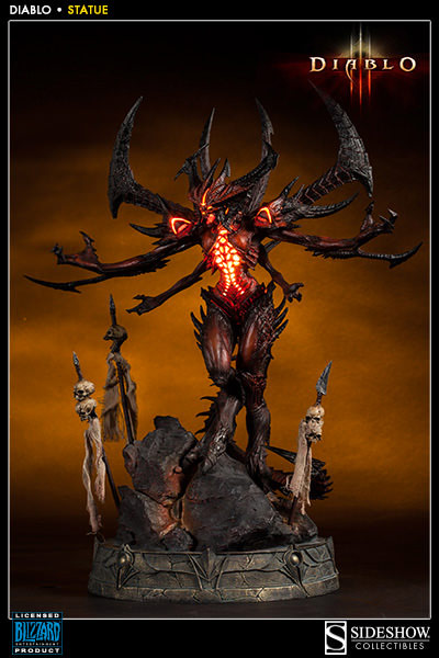 Photo de la statuette Diablo de Sideshow Collectibles.